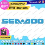 Fits Large Sea Doo Seadoo decals Sticker Vinyl Boat Jetski Watercraft GTX RXT