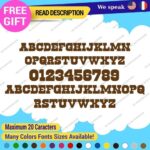 Extra Large Custom Text Name Cowboy Sign Font Lettering Decals Vinyl Stickers - Image 2