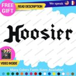 Fits Hoosier Tires Decal Sticker Vinyl Kart Mx Slick Mag Rims Drag Radial Tu... - Image 2