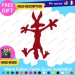 Coyote Slash Decals Vinyl Stickers E Wile Road Runner rat Hot Rod Racing Rocket - Image 2