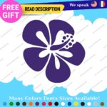 Fits Aloha Flower Sticker Hawaii Hibiscus Decal Vinyl STICKER Surfing Vintage - Image 14