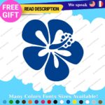 Fits Aloha Flower Sticker Hawaii Hibiscus Decal Vinyl STICKER Surfing Vintage - Image 18