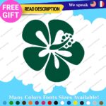 Fits Aloha Flower Sticker Hawaii Hibiscus Decal Vinyl STICKER Surfing Vintage - Image 3