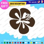 Fits Aloha Flower Sticker Hawaii Hibiscus Decal Vinyl STICKER Surfing Vintage - Image 23
