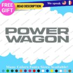 Fits Power Wagon Stickers Decals Vinyl Truck Rebel Bedside Box Side 4x4 AWD Lift - Image 19