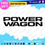 Fits Power Wagon Stickers Decals Vinyl Truck Rebel Bedside Box Side 4x4 AWD Lift - Image 3