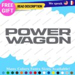 Fits Power Wagon Stickers Decals Vinyl Truck Rebel Bedside Box Side 4x4 AWD Lift - Image 22