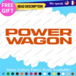 Fits Power Wagon Stickers Decals Vinyl Truck Rebel Bedside Box Side 4x4 AWD Lift - Image 8