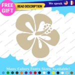 Fits Aloha Flower Sticker Hawaii Hibiscus Decal Vinyl STICKER Surfing Vintage - Image 26