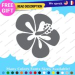 Fits Aloha Flower Sticker Hawaii Hibiscus Decal Vinyl STICKER Surfing Vintage - Image 27