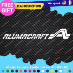 Fits AlumaCraft Vintage Large Decal Sticker Fishing Boat Aluma Water Craft Old - Image 22