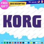 Fits Korg Keyboard Decals Stickers Vinyl Techno Dj Electric Piano Music Digital - Image 11