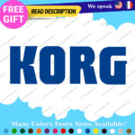 Fits Korg Keyboard Decals Stickers Vinyl Techno Dj Electric Piano Music Digital - Image 15