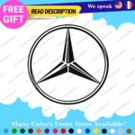 Fits Mercedes Decals Stickers Vinyl AMG Performance Driving  Sport Wheels Badge