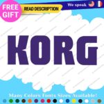 Fits Korg Keyboard Decals Stickers Vinyl Techno Dj Electric Piano Music Digital - Image 34