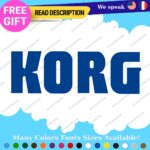 Fits Korg Keyboard Decals Stickers Vinyl Techno Dj Electric Piano Music Digital - Image 43