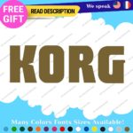 Fits Korg Keyboard Decals Stickers Vinyl Techno Dj Electric Piano Music Digital - Image 42