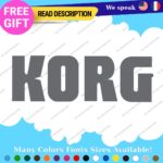 Fits Korg Keyboard Decals Stickers Vinyl Techno Dj Electric Piano Music Digital - Image 50