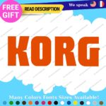 Fits Korg Keyboard Decals Stickers Vinyl Techno Dj Electric Piano Music Digital - Image 33