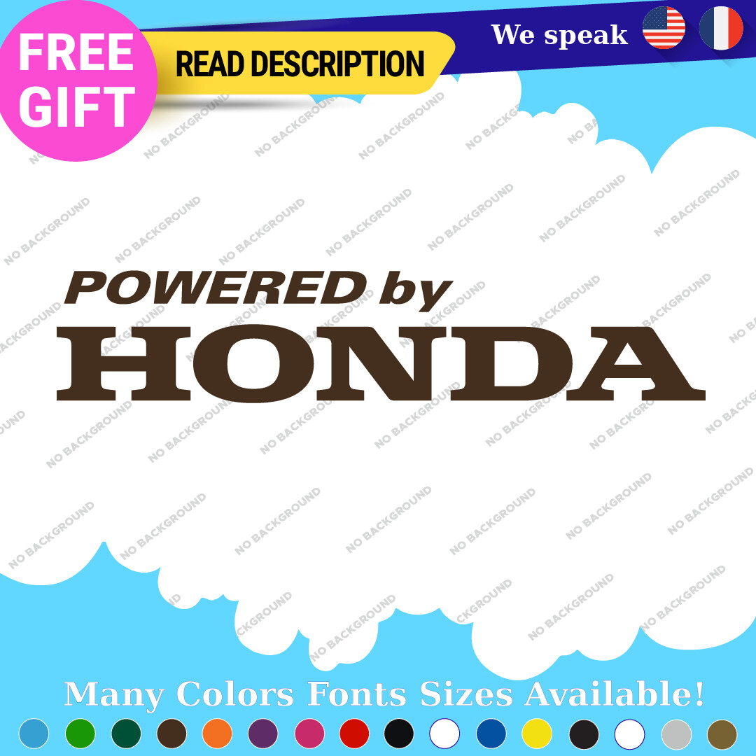 Fits Powered Honda Stickers Decals Vinyl Civic Vtec Type R Accord HRV Mind Turbo - Image 15