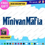 Mini Van Mafia Decals Stickers Vinyl Car Race Drift Lowered JDM Scrape Tunning - Image 12