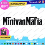 Mini Van Mafia Decals Stickers Vinyl Car Race Drift Lowered JDM Scrape Tunning