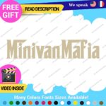 Mini Van Mafia Decals Stickers Vinyl Car Race Drift Lowered JDM Scrape Tunning - Image 20