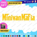 Mini Van Mafia Decals Stickers Vinyl Car Race Drift Lowered JDM Scrape Tunning - Image 3