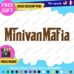 Mini Van Mafia Decals Stickers Vinyl Car Race Drift Lowered JDM Scrape Tunning - Image 23