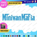 Mini Van Mafia Decals Stickers Vinyl Car Race Drift Lowered JDM Scrape Tunning - Image 24