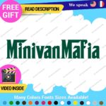 Mini Van Mafia Decals Stickers Vinyl Car Race Drift Lowered JDM Scrape Tunning - Image 25