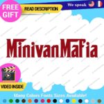 Mini Van Mafia Decals Stickers Vinyl Car Race Drift Lowered JDM Scrape Tunning - Image 5