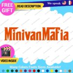 Mini Van Mafia Decals Stickers Vinyl Car Race Drift Lowered JDM Scrape Tunning - Image 7