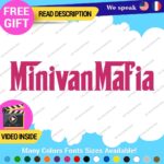 Mini Van Mafia Decals Stickers Vinyl Car Race Drift Lowered JDM Scrape Tunning - Image 8