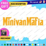 Mini Van Mafia Decals Stickers Vinyl Car Race Drift Lowered JDM Scrape Tunning - Image 26