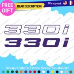 Fits 330i BMW Decals Stickers Vinyl Vintrage Old Door Bedside Germany Tuning JDM - Image 11