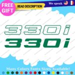 Fits 330i BMW Decals Stickers Vinyl Vintrage Old Door Bedside Germany Tuning JDM - Image 16