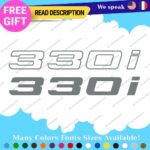 Fits 330i BMW Decals Stickers Vinyl Vintrage Old Door Bedside Germany Tuning JDM - Image 19