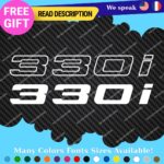 Fits 330i BMW Decals Stickers Vinyl Vintrage Old Door Bedside Germany Tuning JDM - Image 3