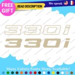 Fits 330i BMW Decals Stickers Vinyl Vintrage Old Door Bedside Germany Tuning JDM - Image 21