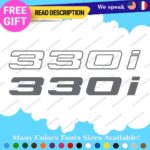 Fits 330i BMW Decals Stickers Vinyl Vintrage Old Door Bedside Germany Tuning JDM - Image 22