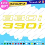 Fits 330i BMW Decals Stickers Vinyl Vintrage Old Door Bedside Germany Tuning JDM - Image 5