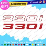 Fits 330i BMW Decals Stickers Vinyl Vintrage Old Door Bedside Germany Tuning JDM - Image 7