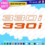 Fits 330i BMW Decals Stickers Vinyl Vintrage Old Door Bedside Germany Tuning JDM - Image 8