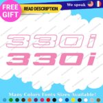 Fits 330i BMW Decals Stickers Vinyl Vintrage Old Door Bedside Germany Tuning JDM - Image 10