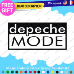 Fits Depeche Mode Decals Stickers Vinyl Band Group Violator DM Silence Rock