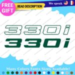 Fits 330i BMW Decals Stickers Vinyl Vintrage Old Door Bedside Germany Tuning JDM - Image 28