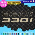 Fits 330i BMW Decals Stickers Vinyl Vintrage Old Door Bedside Germany Tuning JDM - Image 27