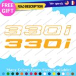 Fits 330i BMW Decals Stickers Vinyl Vintrage Old Door Bedside Germany Tuning JDM - Image 26