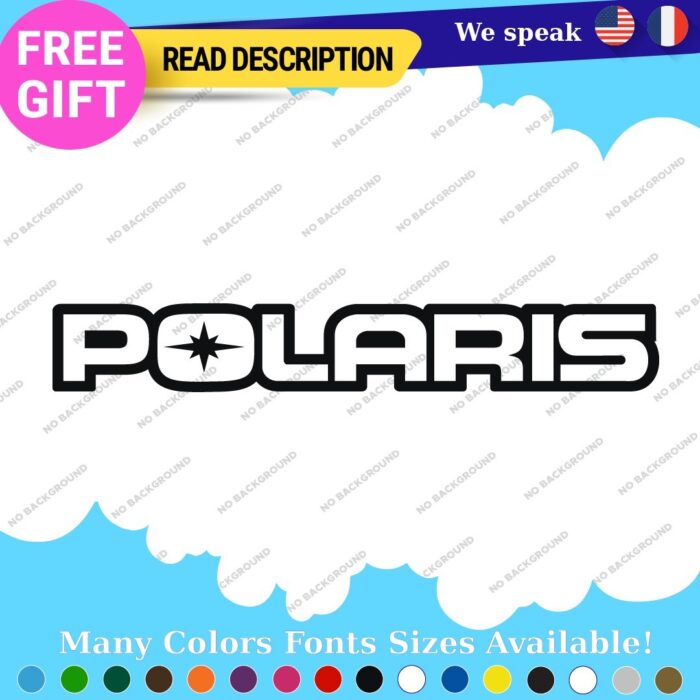 Fit Polaris Decals Stickers Vinyl vintage Outline racing assault indy axys snow - Image 3